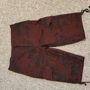 Ring of Fire Men's Red Cargo Camo Shorts